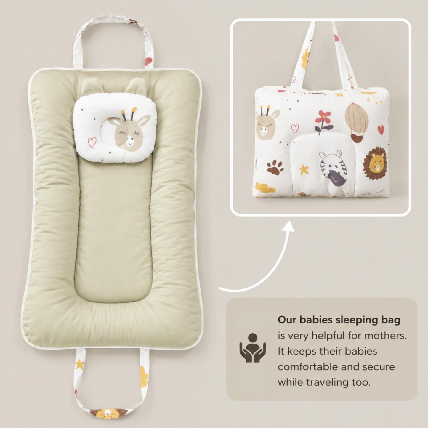 Jungle Joy Baby Portable Bed