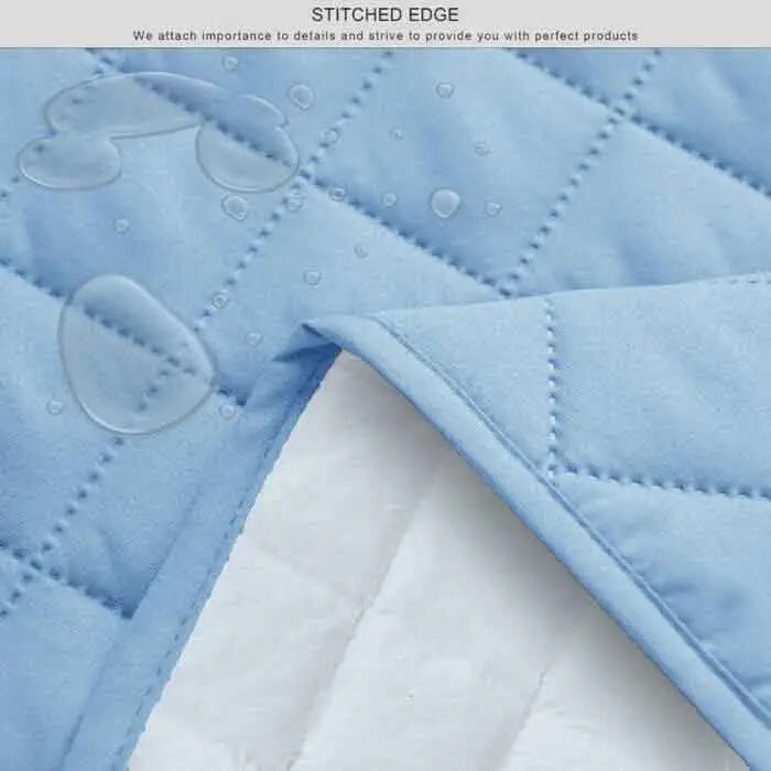 Kids Waterproof Mattress Protector Fitted Sky