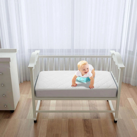 Kids Waterproof Mattress Protector Fitted White