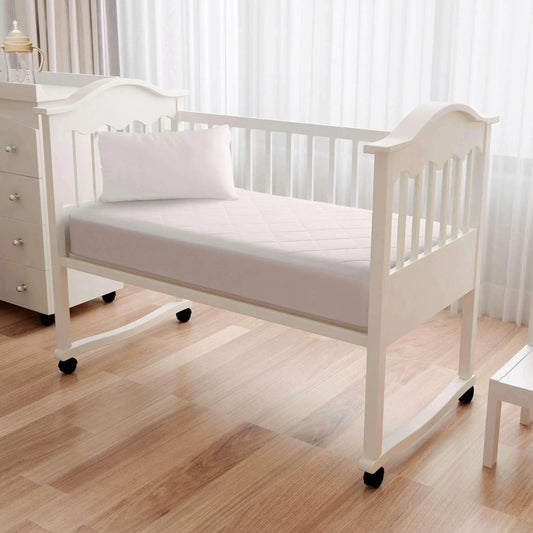 Kids Waterproof Mattress Protector Fitted White