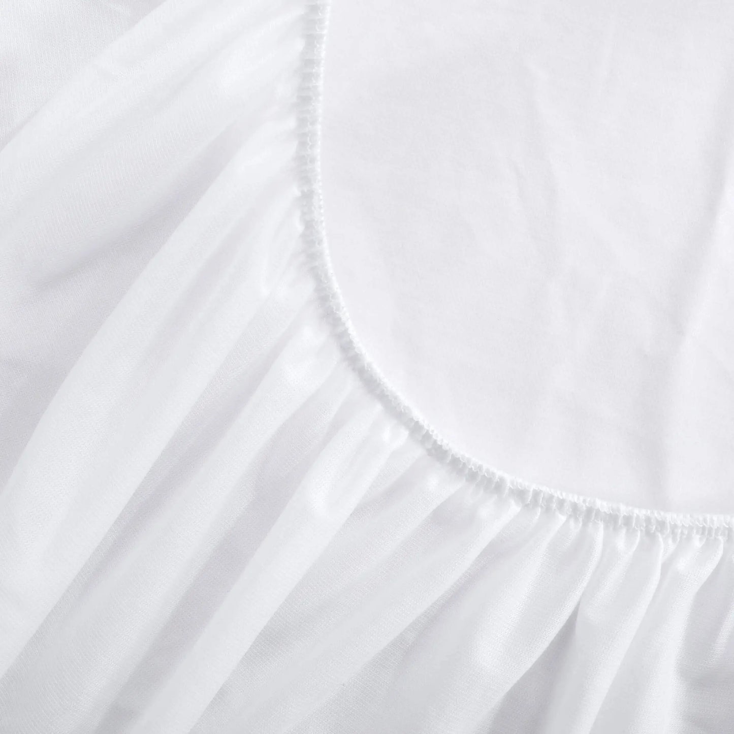 Kids Waterproof Mattress Protector Fitted White