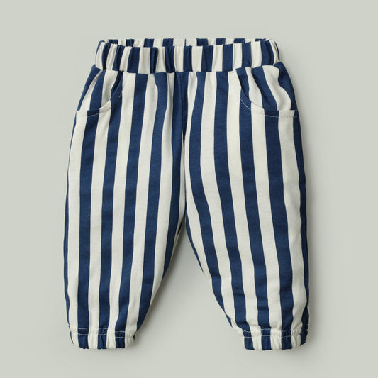 Abstract Stripe Shirt & Trouser 2pc Set