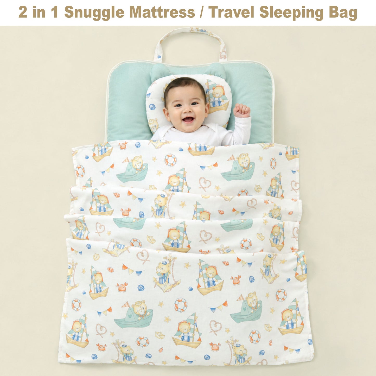 Little Sailor Bear Baby Portable Bed