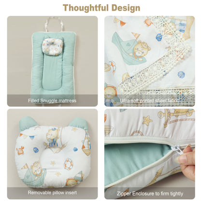 Little Sailor Bear Baby Portable Bed