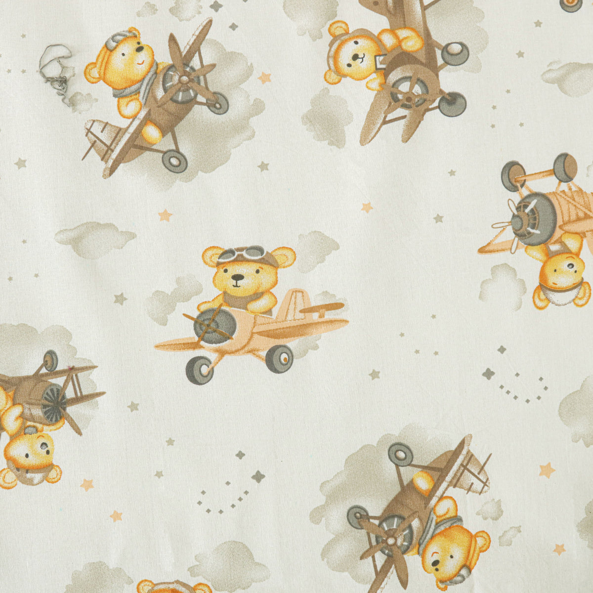 Little Pilot Bear Crib Set