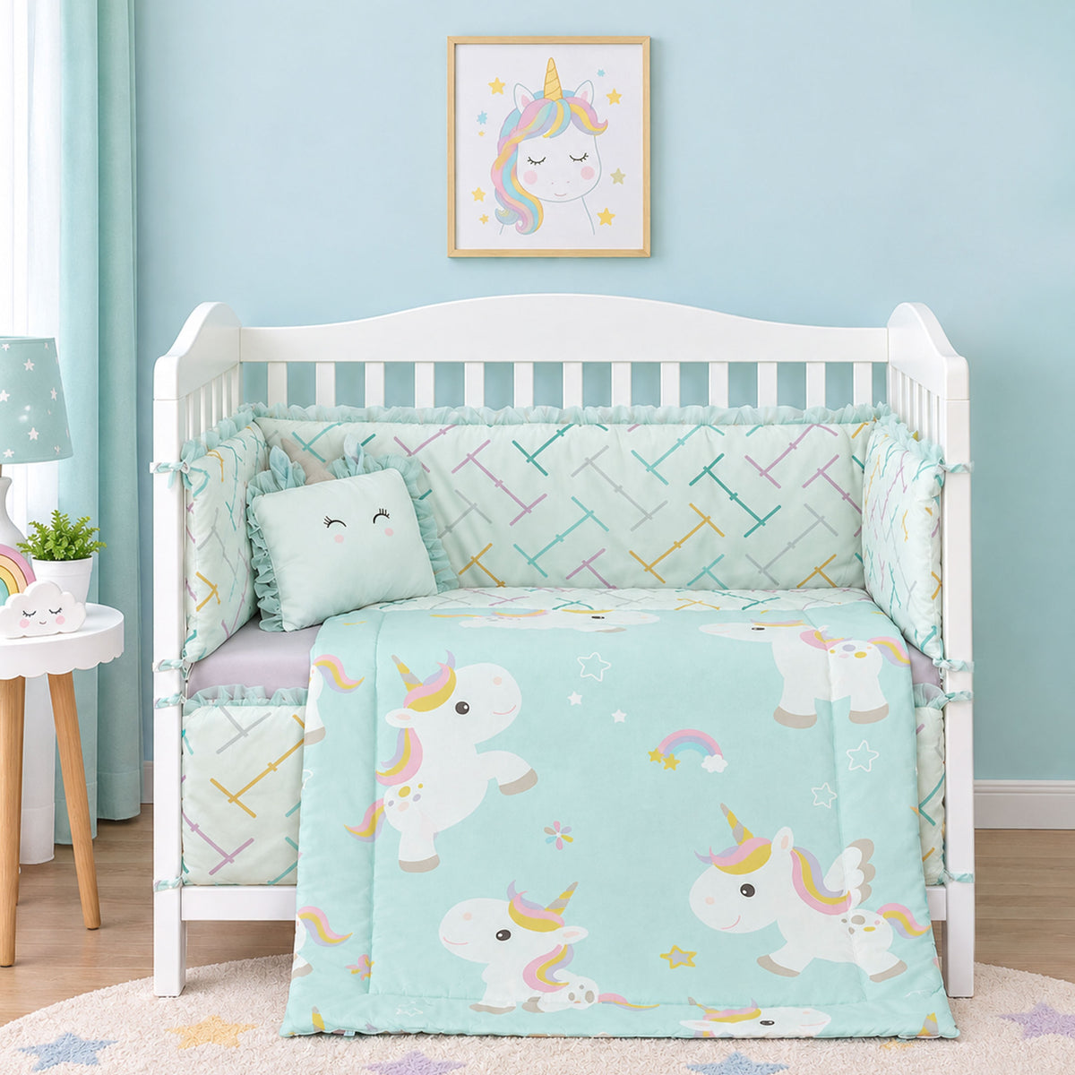 Magical Unicorn Cot Set