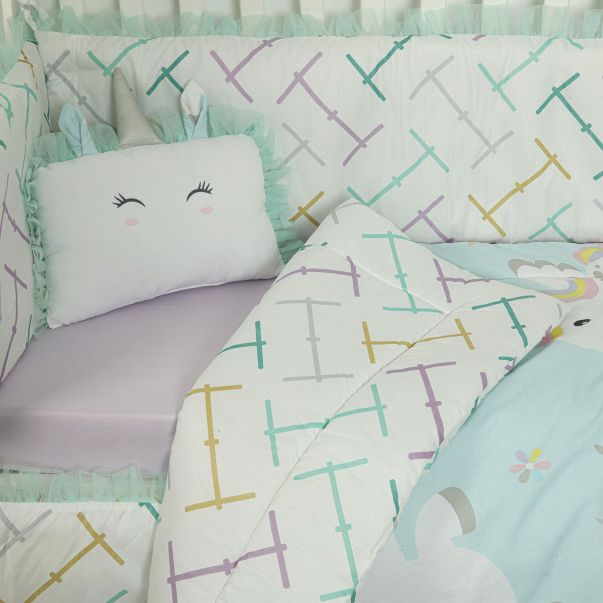 Magical Unicorn Cot Set