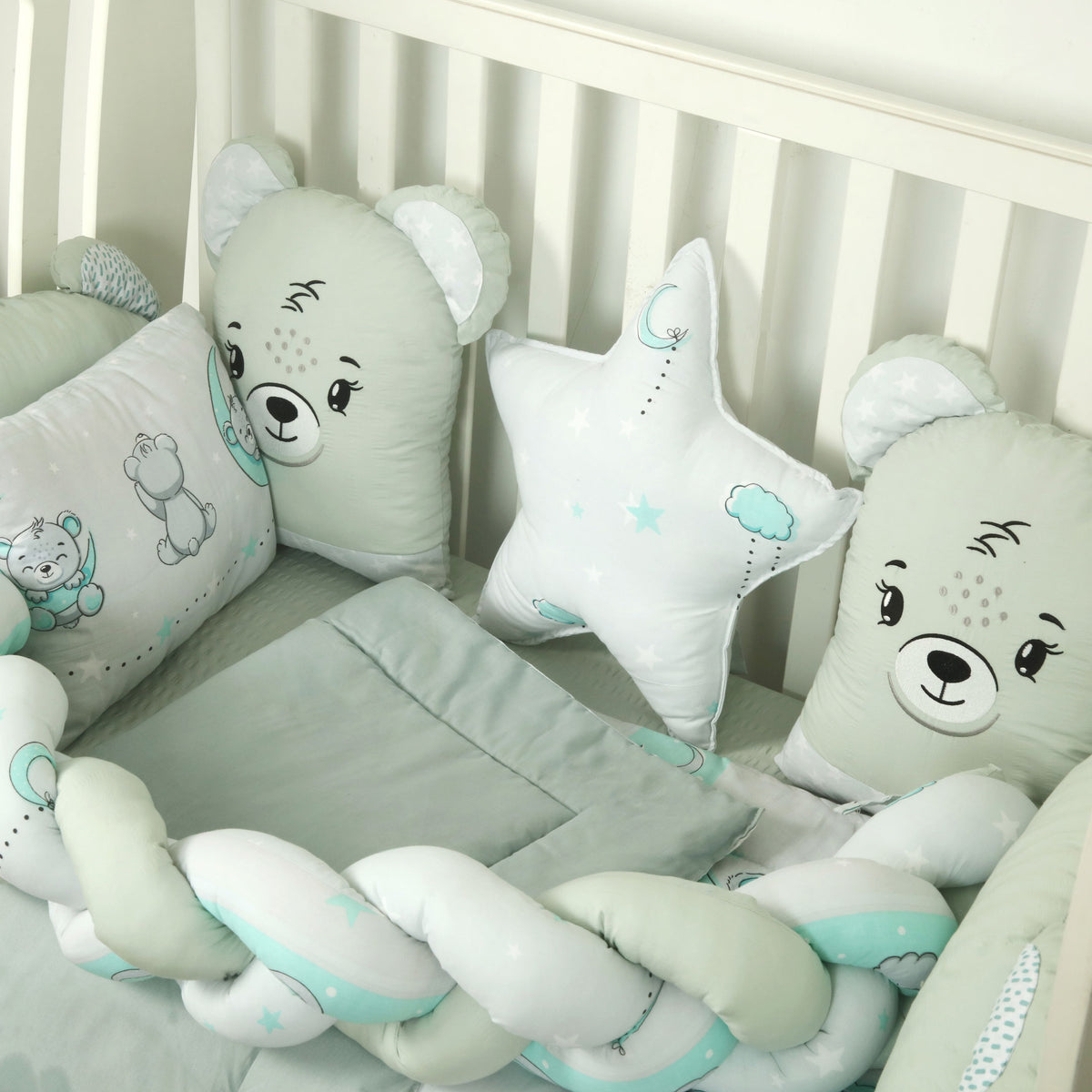 Moon & Bear Cot Set