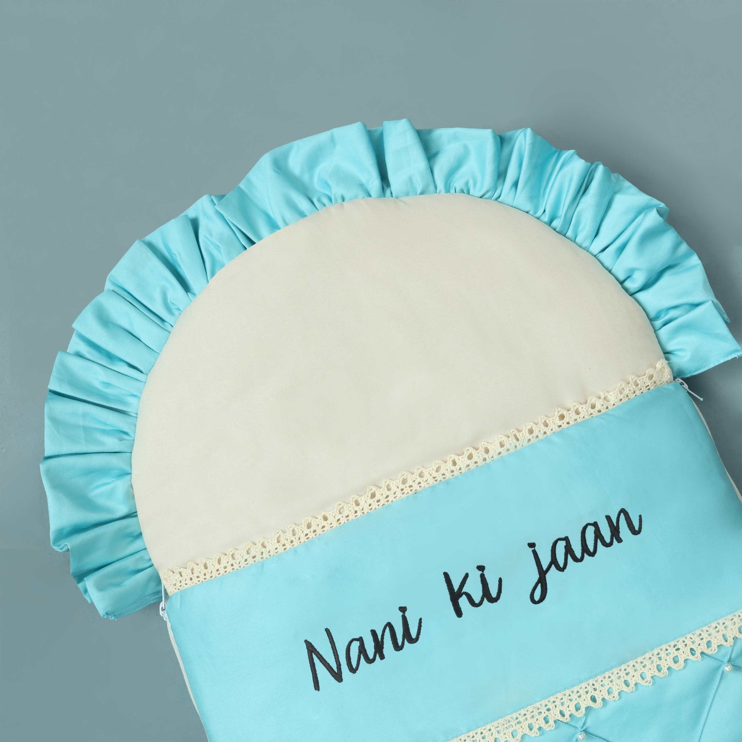 Nani ki Jaan Luxury Hand Pleated Baby Sleeping Carry Nest