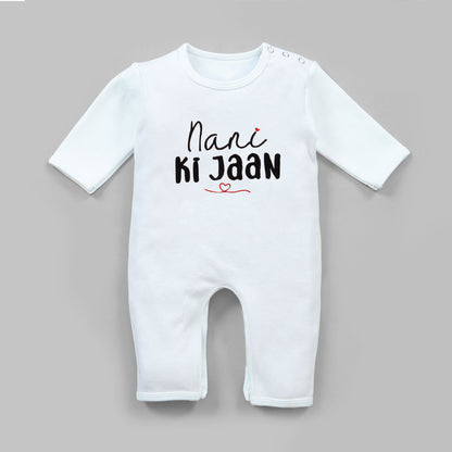 Nani ki Jaan Embroidered Baby Romper