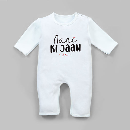 Nani ki Jaan Embroidered Baby Romper