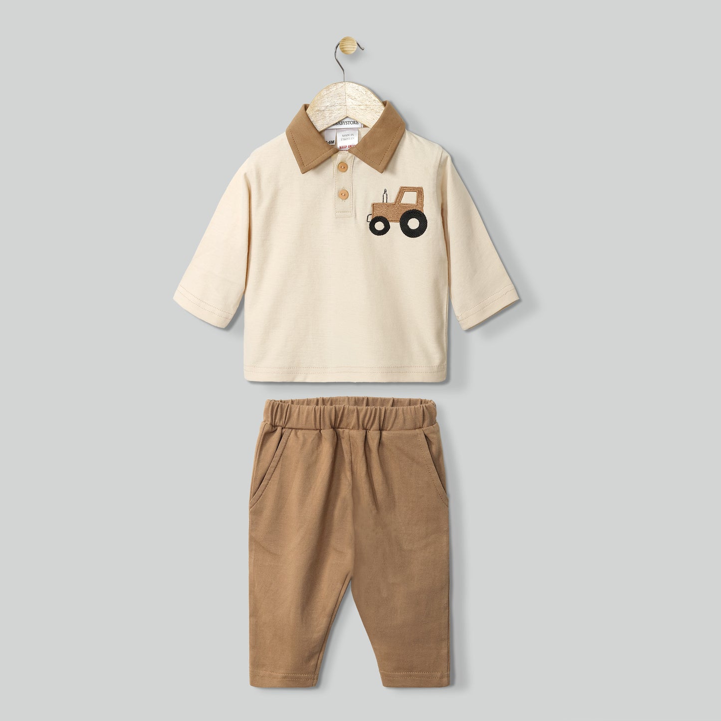 Little Tractor Shirt & Trouser 2pc Set
