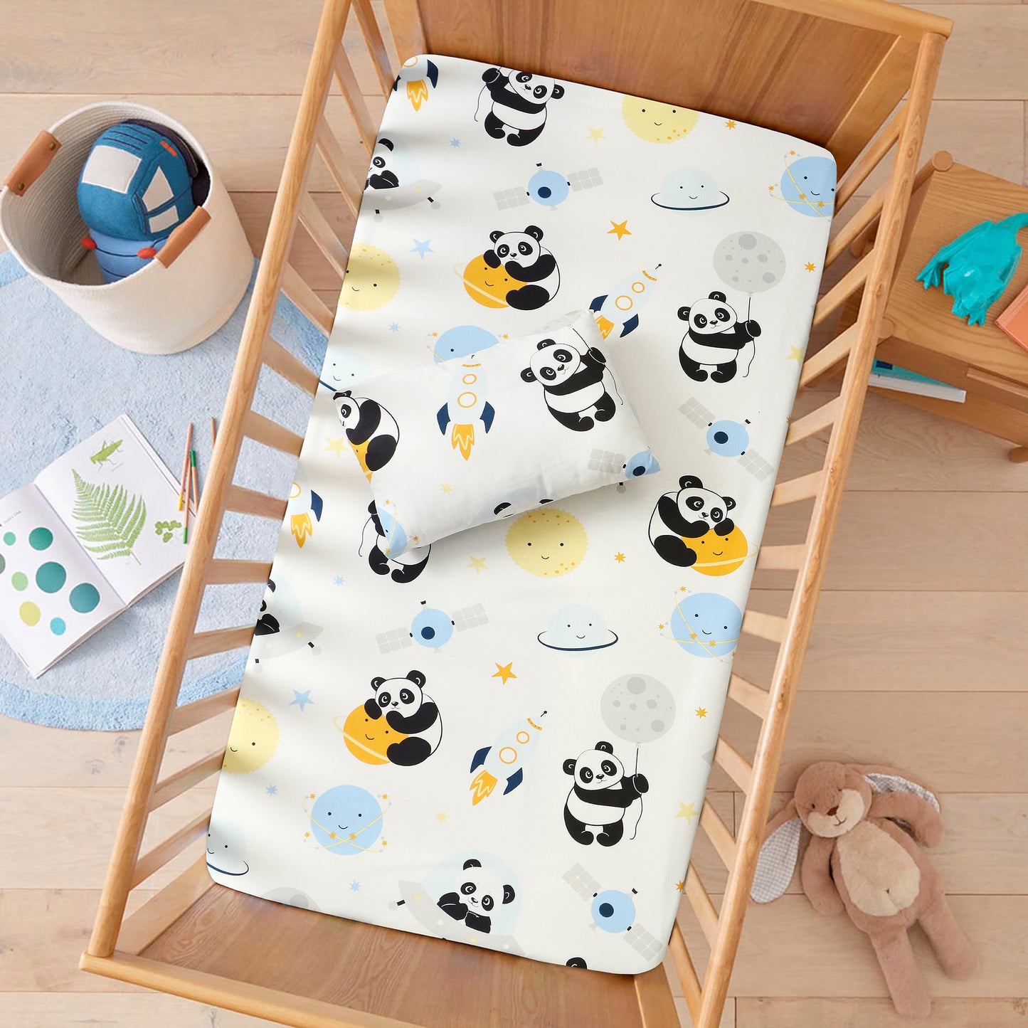 Panda Baby Crib Bedding Set