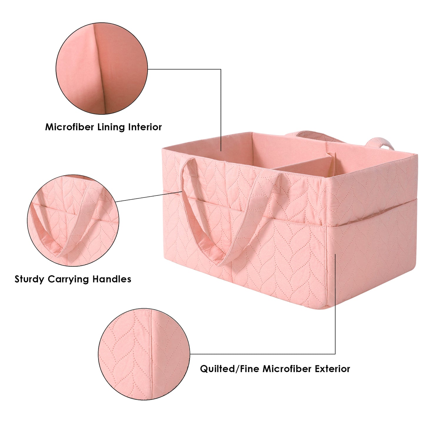 Baby Caddy Organizer Pink