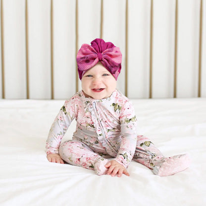 Plum Tie-Dye Turban Caps Bundle
