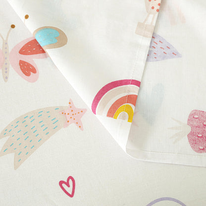 Rainbow Hearts Crib Set