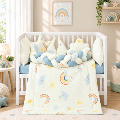 Rainbow Skies Cot Set