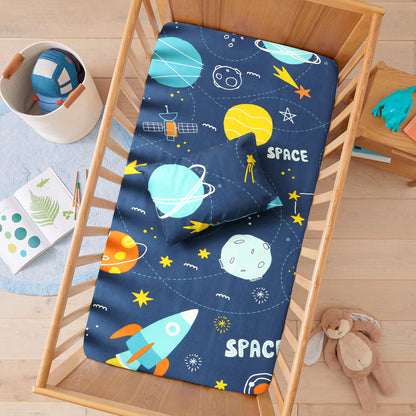 Space Baby Crib Bedding Set