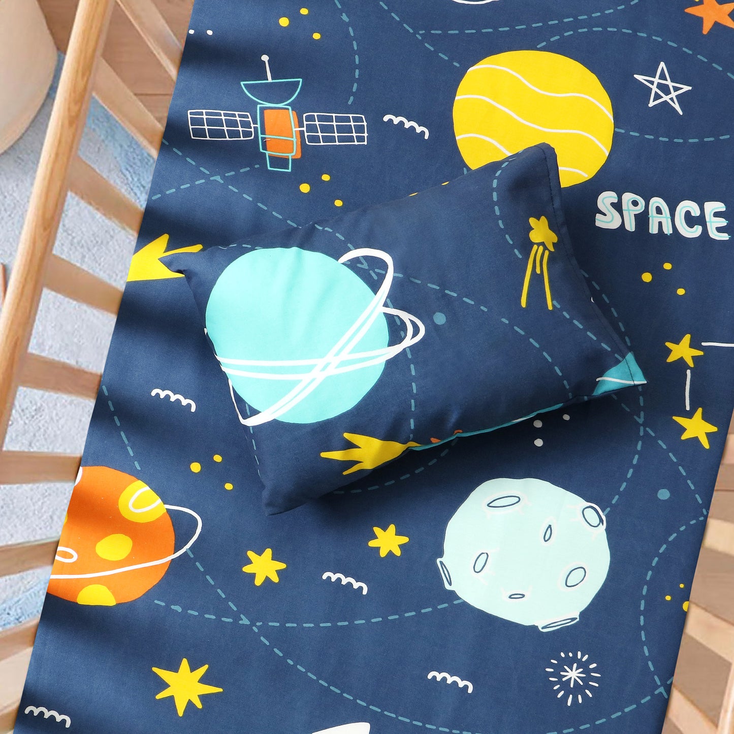 Space Baby Crib Bedding Set