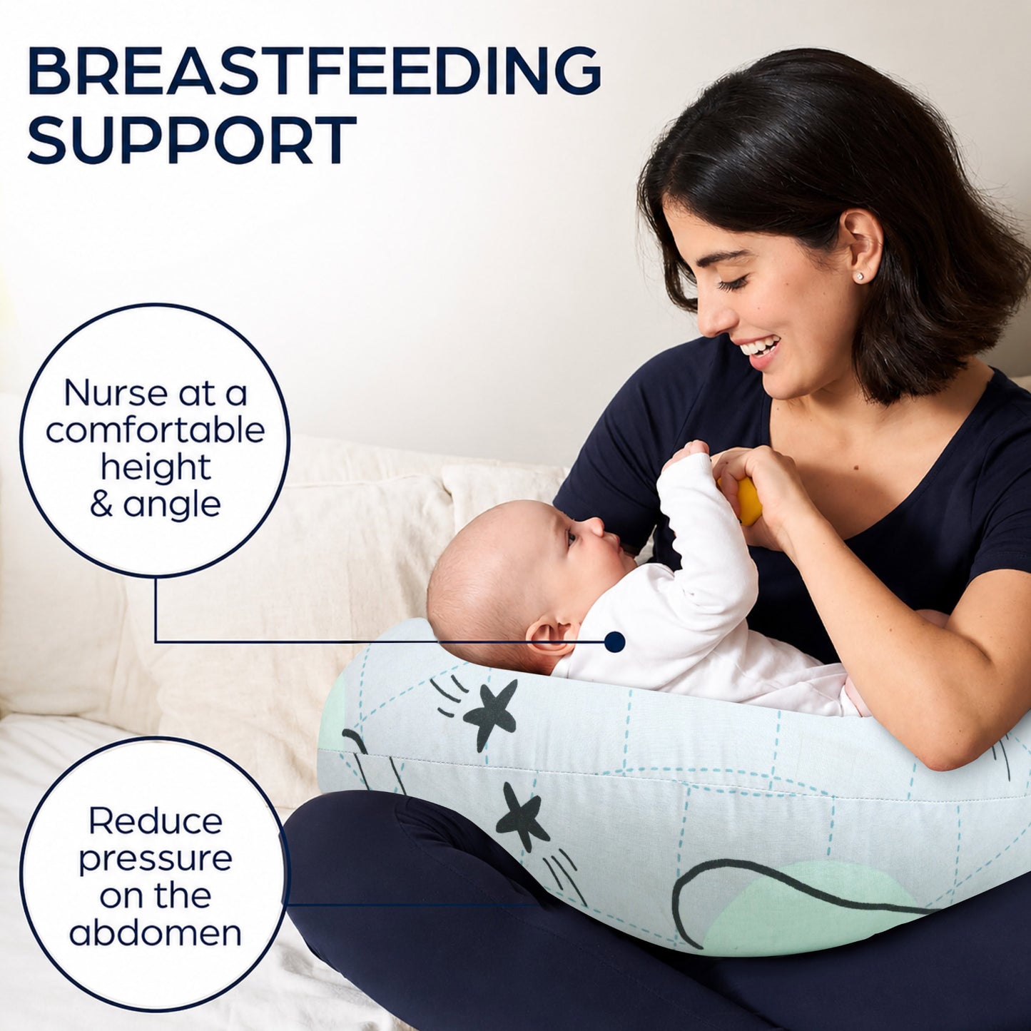 Space Baby Nursing Pillow