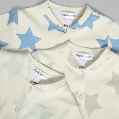 Starry Baby Rompers (Pack of 3)