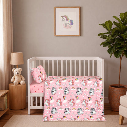 Unicorn Baby Comforter Set
