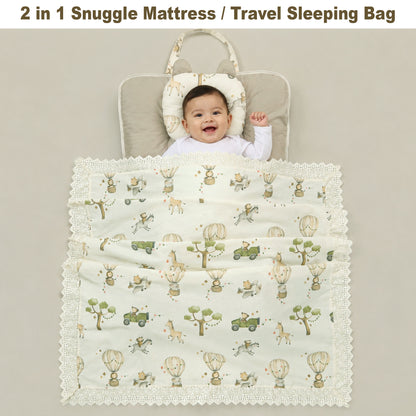 Up & Away Safari Baby Portable Bed