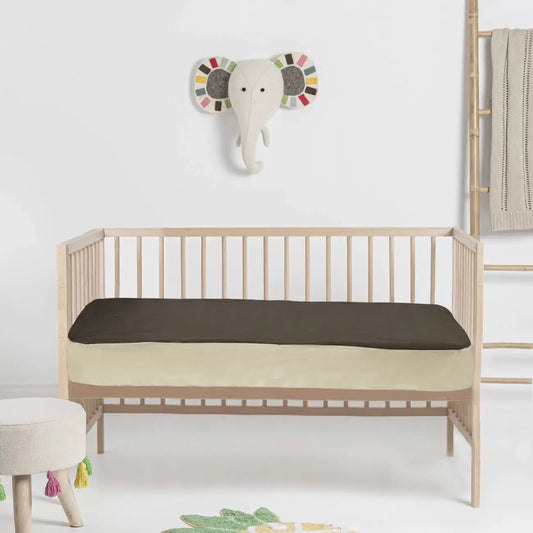 Waterproof Bedrock Brown Mattress Protector Fitted