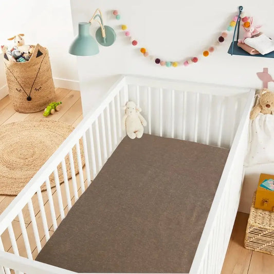 Waterproof Bedrock Brown Mattress Protector Fitted