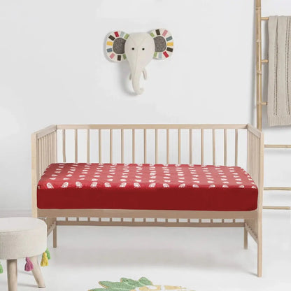 Waterproof White Heart Mattress Protector Fitted