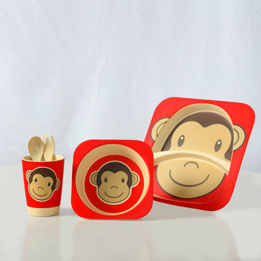 Kids Mealtime Monkey Set