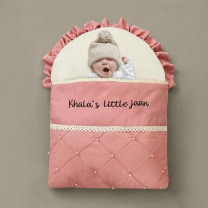 Khala's Little Jaan Luxury Hand Pleated Baby Sleeping Carry Nest