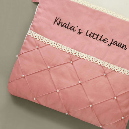 Khala's Little Jaan Luxury Hand Pleated Baby Sleeping Carry Nest