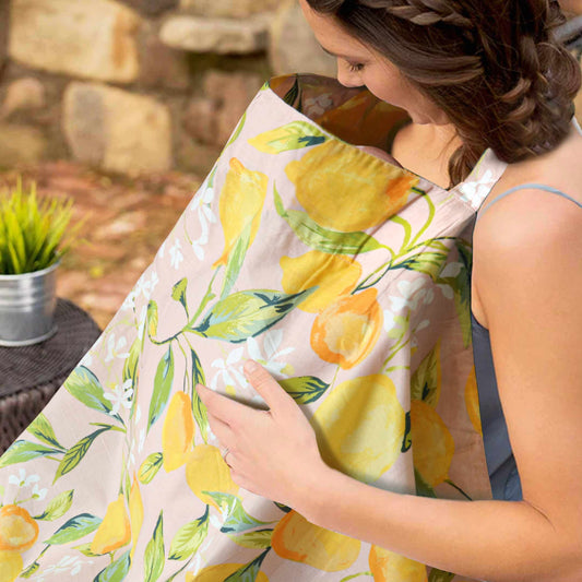 Lemon Splash Nursing Apron