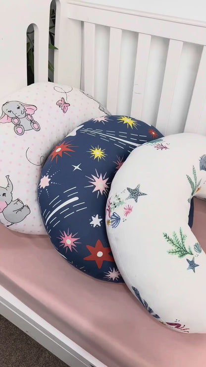 Bunny Tractor Baby Nursing Pillow
