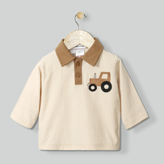 Little Tractor Baby Shirt