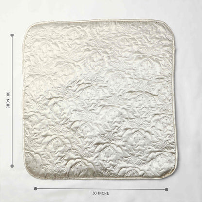 embossed fleece silk reversible wrapping sheet