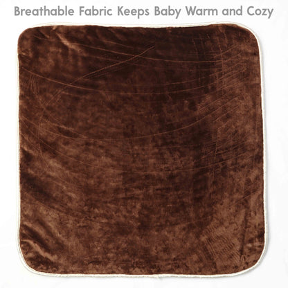 embossed fleece silk reversible wrapping sheet