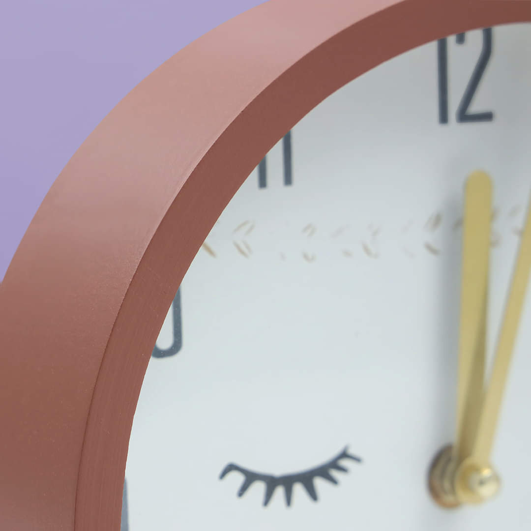 Vintage Wooden Kids Table Clock