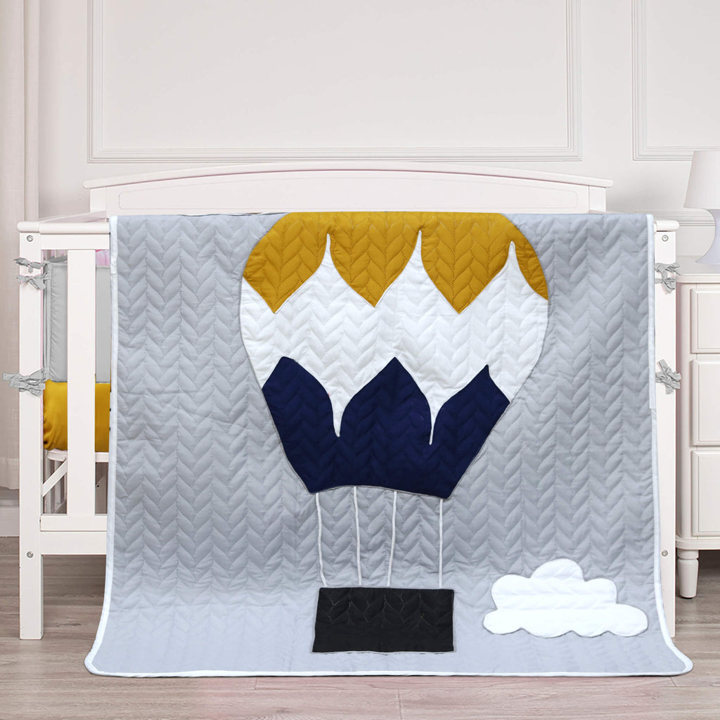 premium quilted hot air balloon embossed cotset