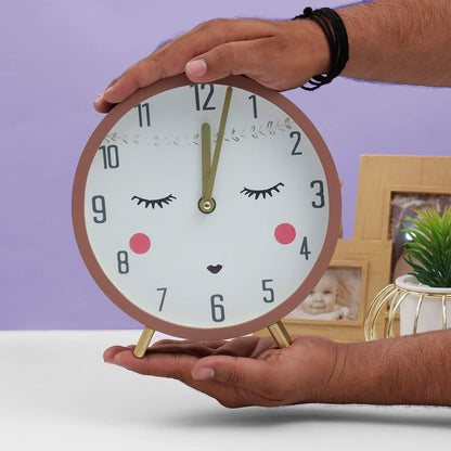 Vintage Wooden Kids Table Clock