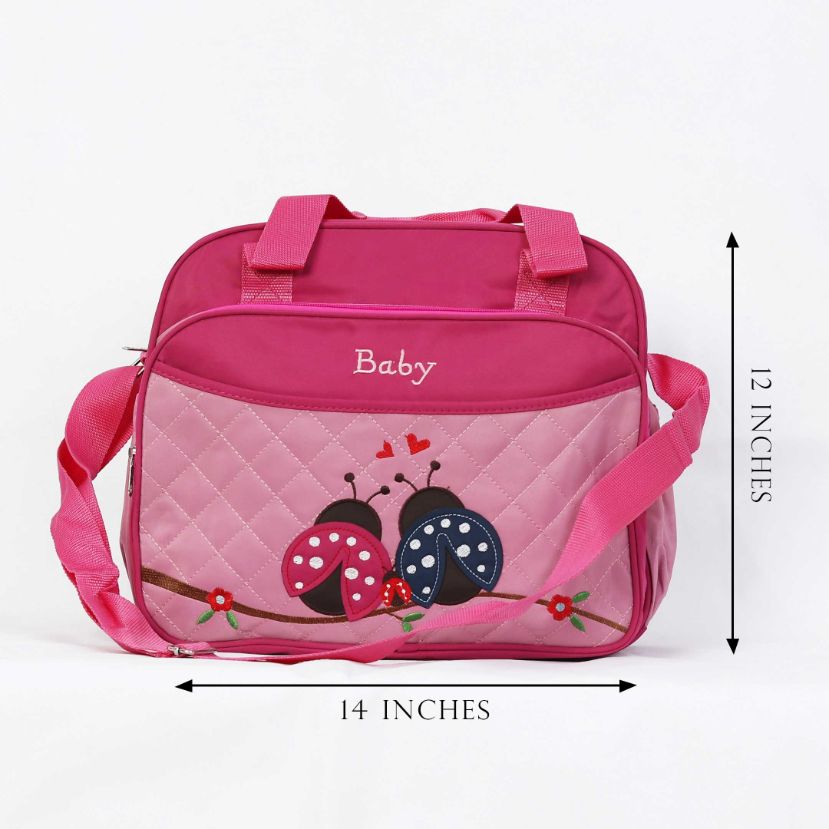 bird pink baby bag