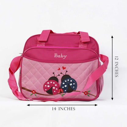 bird pink baby bag