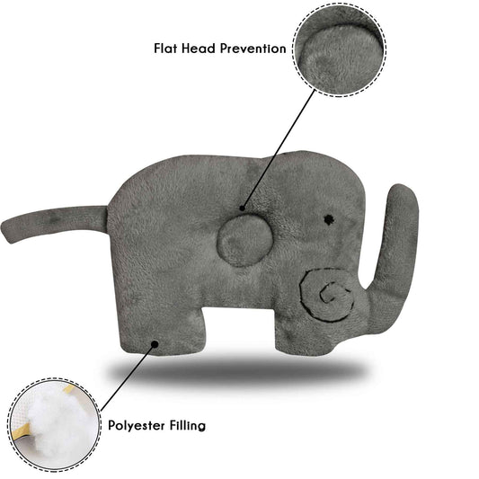 fleece elephant head shaping cushion