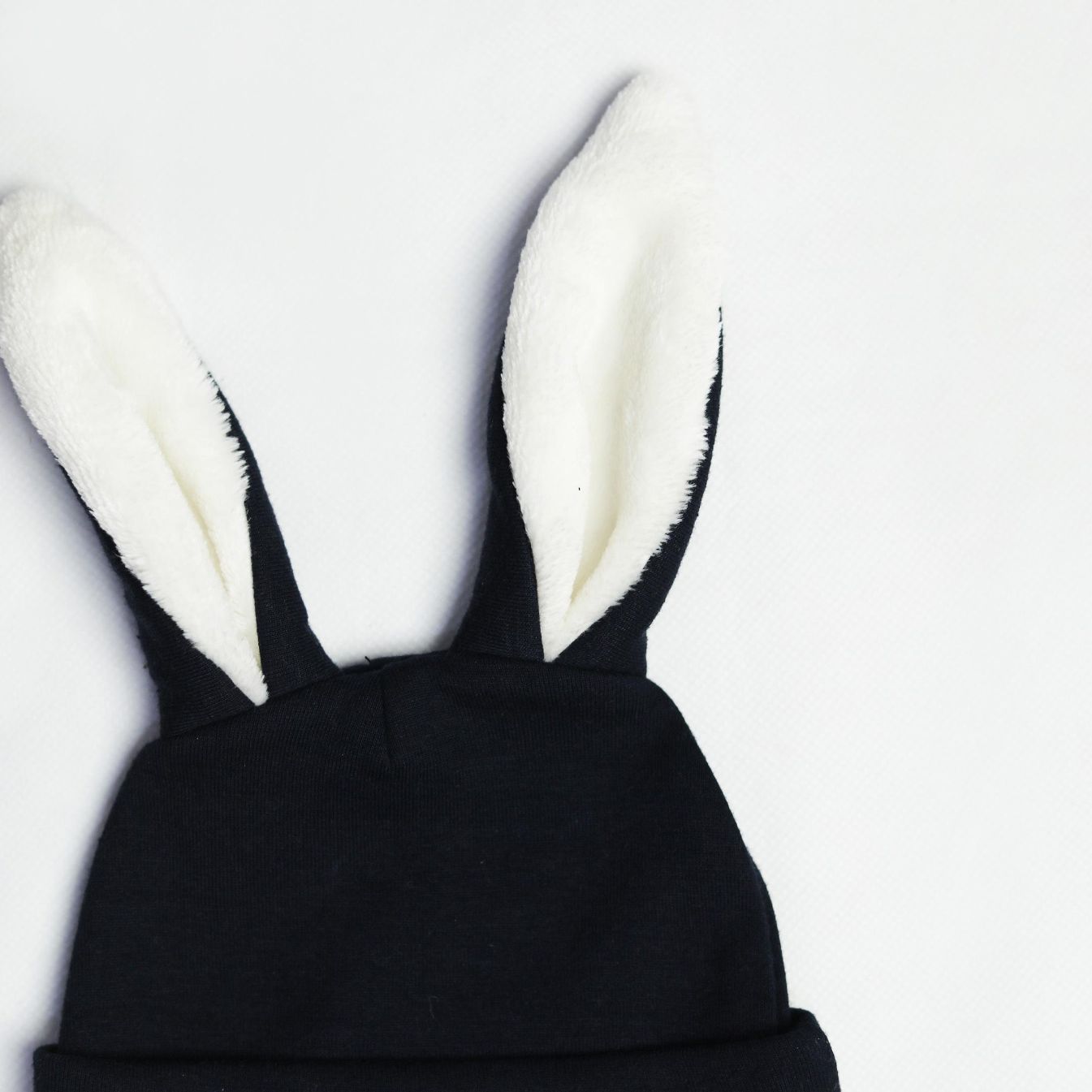 bunny ear fleece baby caps