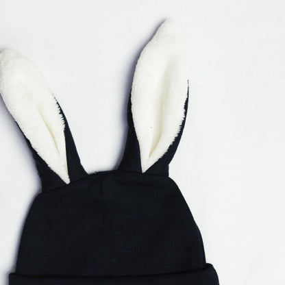 bunny ear fleece baby caps