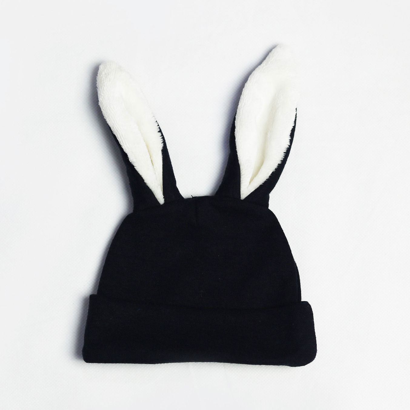 bunny ear fleece baby caps