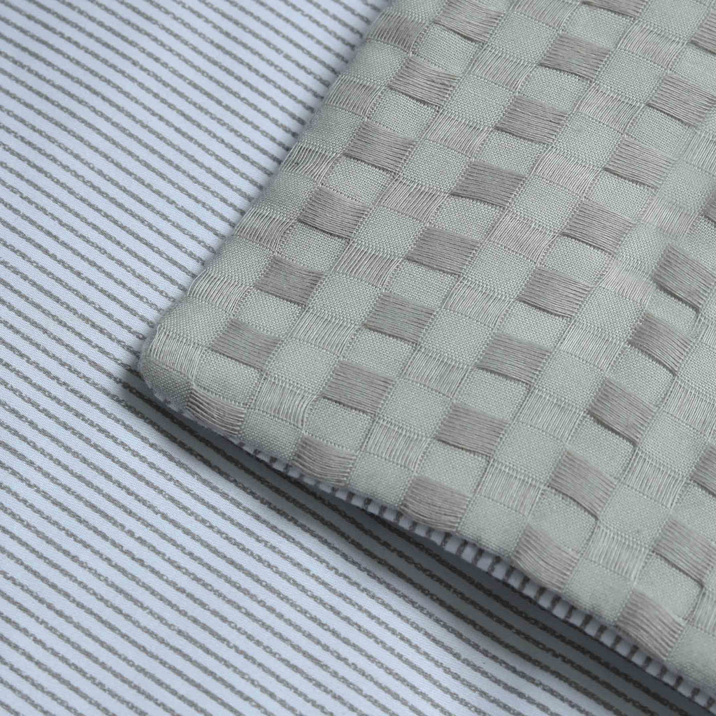 grey stripe waffle summer comforter