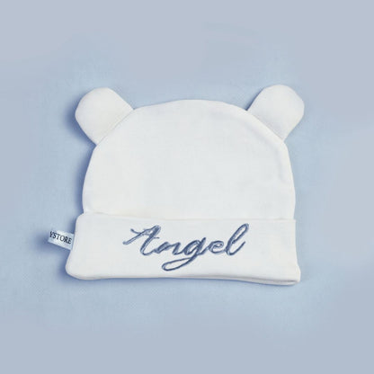 embroidered little angel baby caps