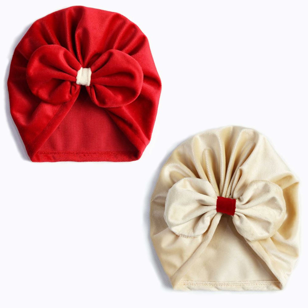 baby turban cap pack of 2